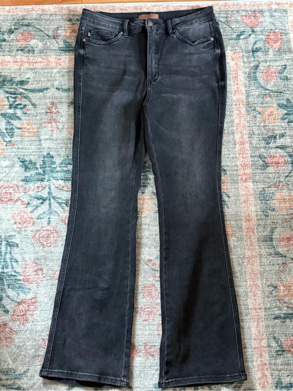 Judy Blue AFTER MIDNIGHT Black Hi-Rise Bootcut Jeans size 13/31